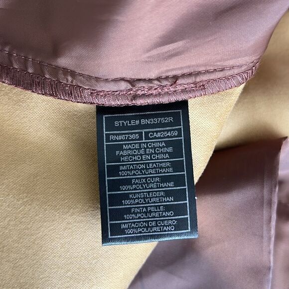 015 New Steve Madden Faux Leather Cargo Pants Size M - Picture 7 of 11